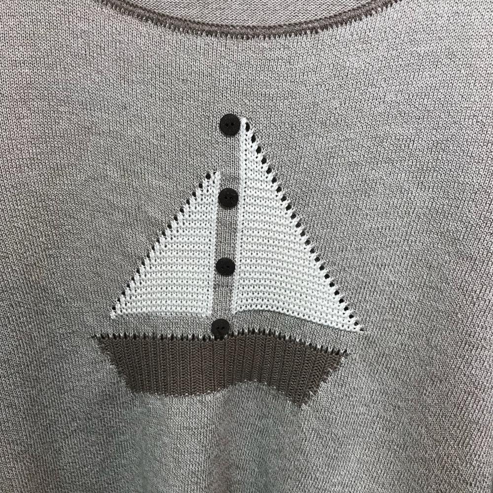 Orvis XL sweater with sail boat embroidery - Picture 5 of 7